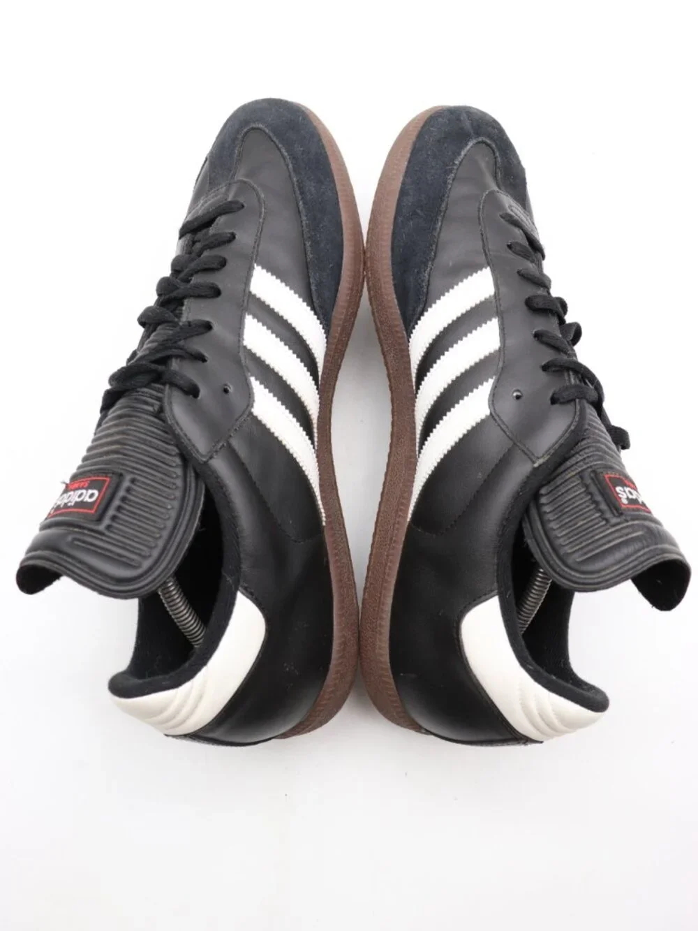 Adidas Samba Classic Men's Size 13 Black Leather Sneakers Athletic Shoes 034563